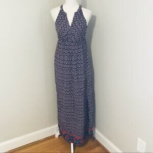Fleur Bleue Maxi Dress